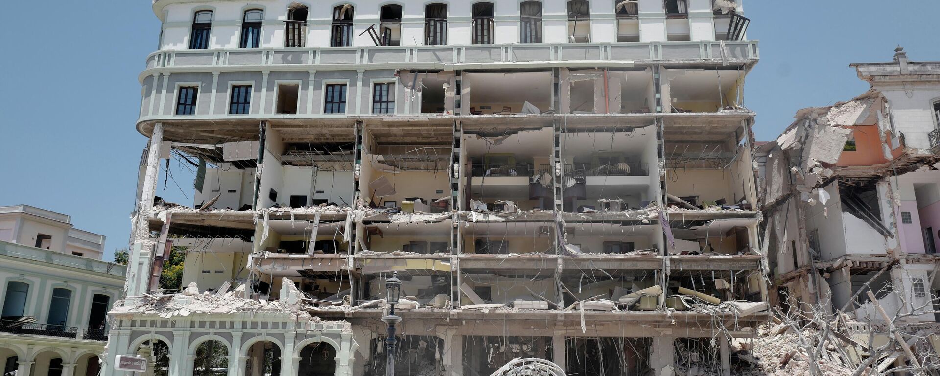 古巴哈瓦那一家酒店發生爆炸 - 俄羅斯衛星通訊社, 1920, 07.05.2022
