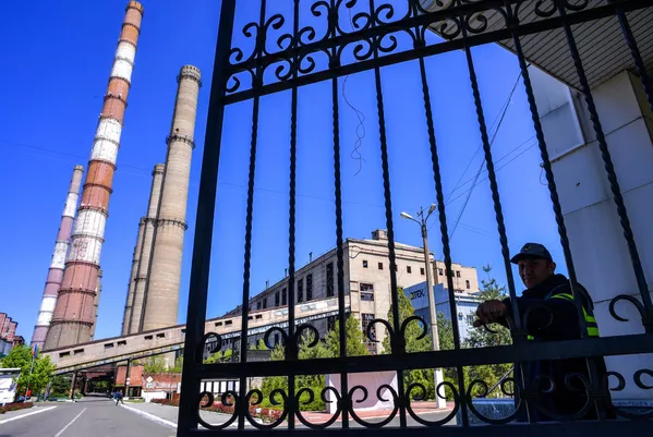 盧甘斯克人民共和國夏斯季耶市盧甘斯克火電站。 盧甘斯克人民共和國夏斯季耶市盧甘斯克火電站。 - 俄羅斯衛星通訊社