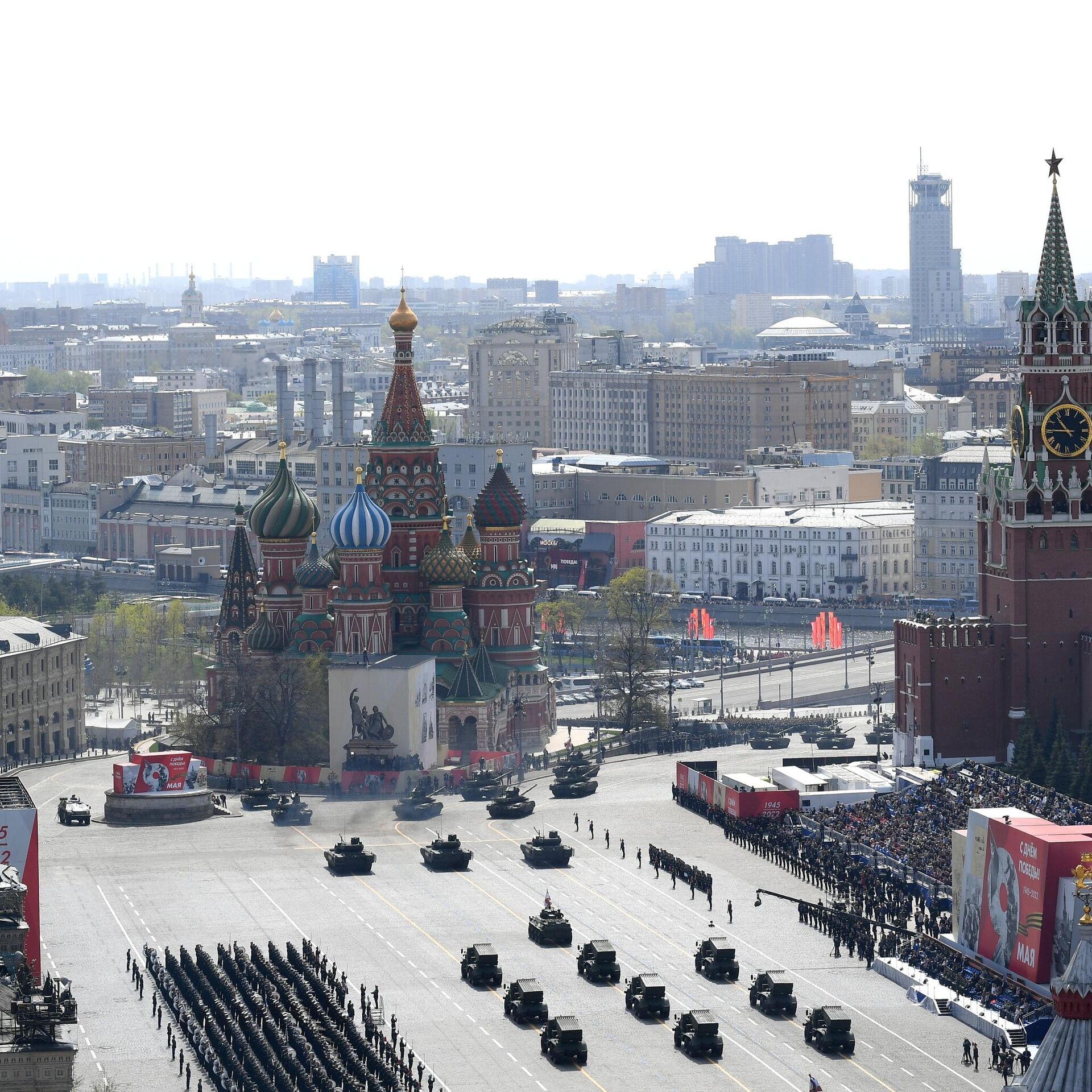 莫斯科红场举行胜利阅兵总排演 - 2021年5月7日, 俄罗斯卫星通讯社