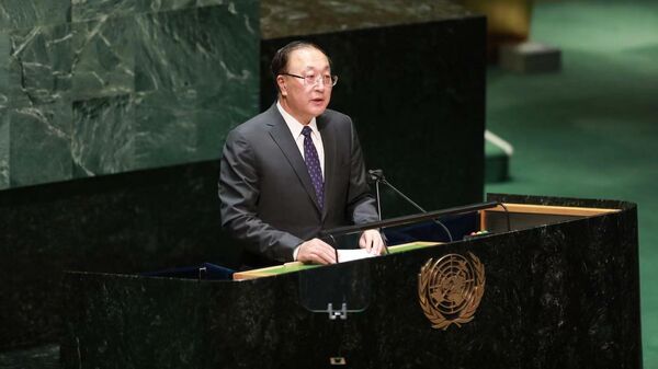 中國常駐聯合國代表張軍大使 - 俄羅斯衛星通訊社