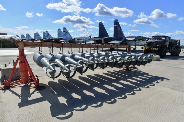 俄空天軍準備投入哈里科夫方向任務的FAB-500航空炸彈。 - 俄羅斯衛星通訊社