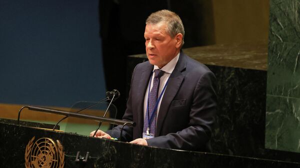 白俄罗斯常驻联合国代表雷巴科夫 - 俄罗斯卫星通讯社