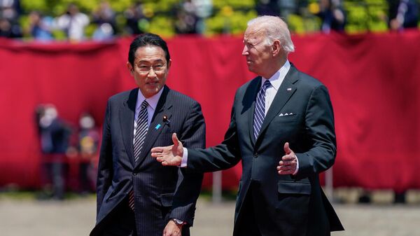 美国总统乔·拜登与日本首相岸田文雄 - 俄罗斯卫星通讯社