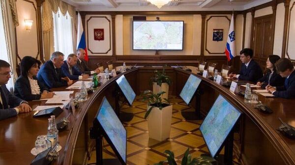 俄列宁格勒州州长德罗兹坚科同中国驻圣彼得堡总领事王文丽举行会谈 - 俄罗斯卫星通讯社