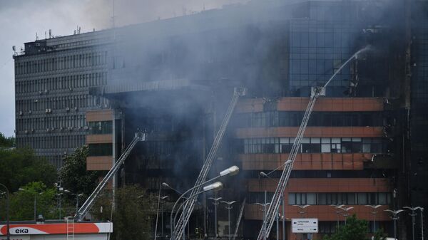 莫斯科商业中心火灾受伤人数升至4人 - 俄罗斯卫星通讯社