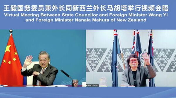 中国外交部长王毅同新西兰外长举行视频会晤 - 俄罗斯卫星通讯社