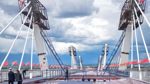 普京听取从俄罗斯至中国的新铁路桥设计与建设情况汇报 - 俄罗斯卫星通讯社