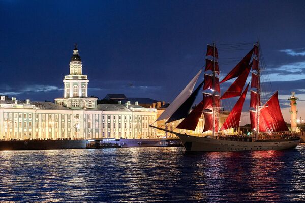 “红帆节“已经成为圣彼得堡的象征，并享誉世界。 - 俄罗斯卫星通讯社