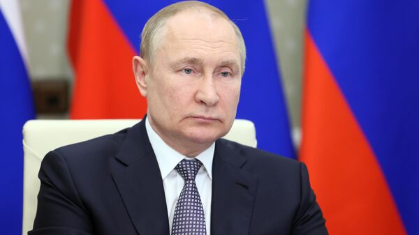 Президент РФ В. Путин  - 俄罗斯卫星通讯社