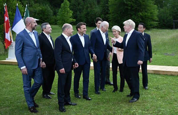 七國集團（G7）首腦在德國巴伐利亞會晤。 - 俄羅斯衛星通訊社