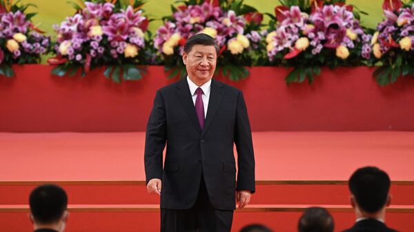 Председатель Китая Си Цзиньпин в Гонконге - 俄羅斯衛星通訊社