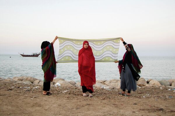 伊朗攝影師沙格哈耶·沙揚克哈拍攝作品《秘密的夢想》。 - 俄羅斯衛星通訊社