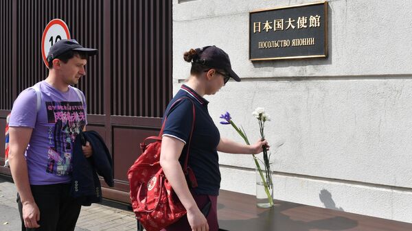 日本驻莫斯科大使馆将设前首相安倍晋三吊唁簿 - 俄罗斯卫星通讯社