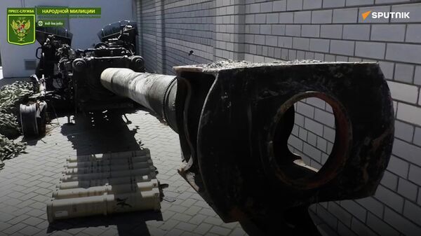 卢甘斯克人民警察摧毁了华盛顿提供给基辅的M777榴弹炮 - 俄罗斯卫星通讯社