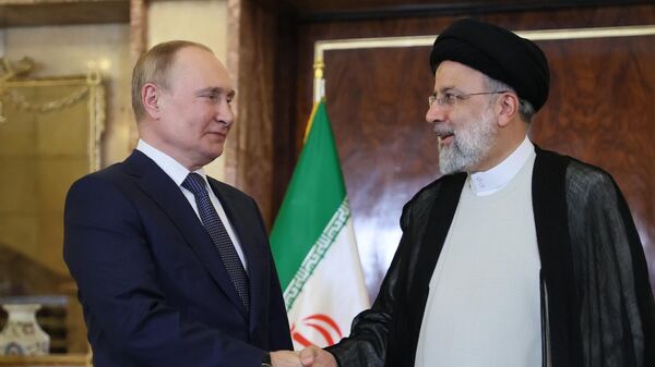 普京与伊朗总统会晤 - 俄罗斯卫星通讯社
