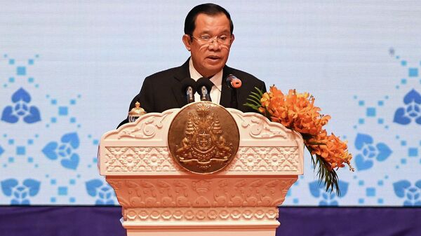 柬埔寨首相洪森 - 俄罗斯卫星通讯社