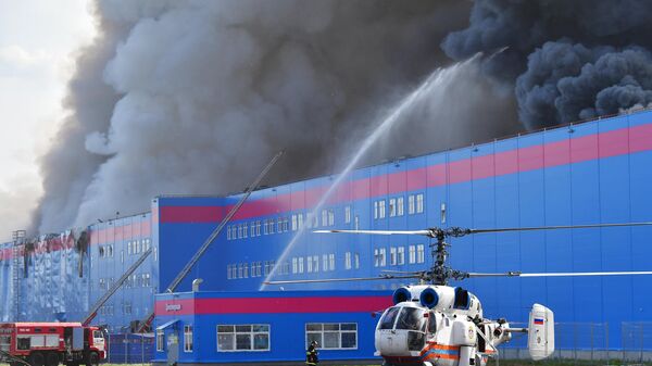 俄紧急情况部：莫斯科州Ozon公司仓库明火已经扑灭 - 俄罗斯卫星通讯社