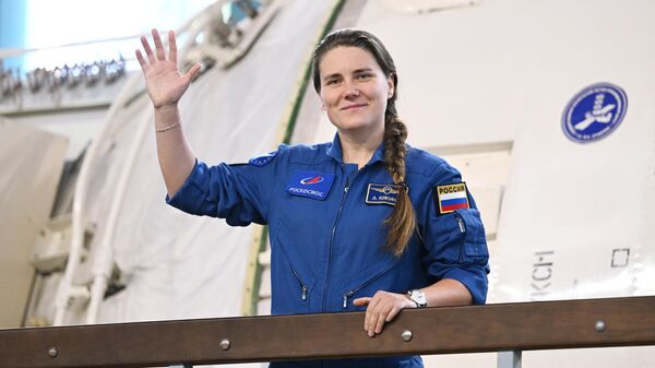 俄罗斯女宇航员安娜•基金娜 - 俄罗斯卫星通讯社