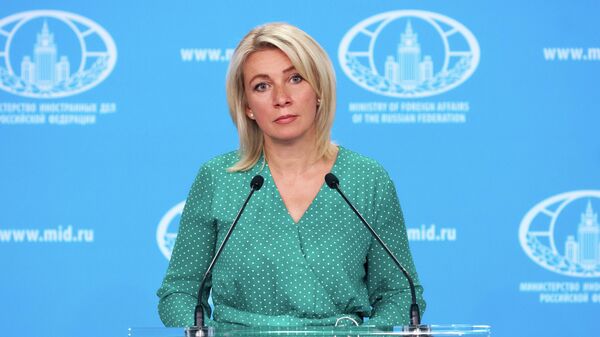 俄罗斯外交部发言人玛丽亚•扎哈罗娃 - 俄罗斯卫星通讯社