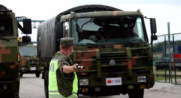 參加俄羅斯“東方-2022”軍演的中國軍事裝備。 參加俄羅斯“東方-2022”軍演的中國軍事裝備。 - 俄羅斯衛星通訊社
