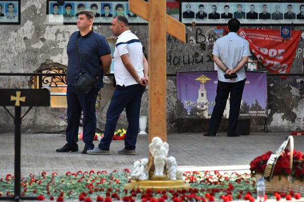 人们参加别斯兰人质事件的悼念活动。 - 俄罗斯卫星通讯社