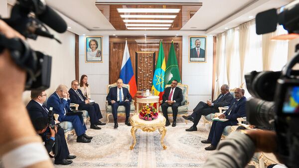 俄羅斯外長拉夫羅夫訪問埃塞俄比亞 資料圖 - 俄羅斯衛星通訊社