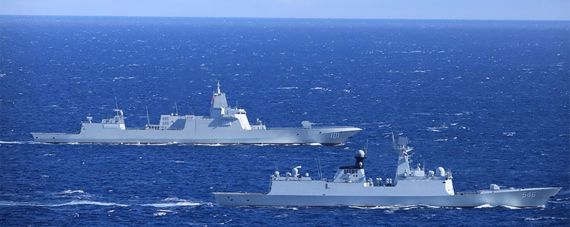 中國軍艦在日本海參加“東方-2022”演習 資料圖 - 俄羅斯衛星通訊社, 1920, 28.09.2022