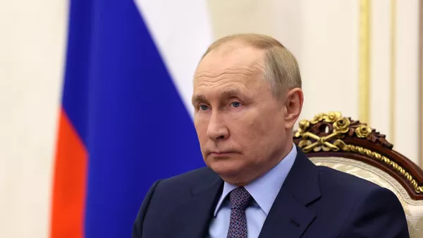 Президент РФ Владимир Путин  - 俄羅斯衛星通訊社