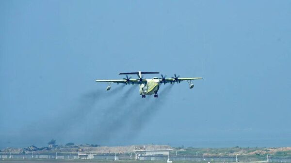 水陸兩棲飛機AG600M“鯤龍” - 俄羅斯衛星通訊社