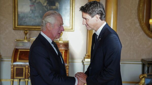 英国国王查理三世会见加拿大总理特鲁多 - 俄罗斯卫星通讯社