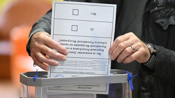 顿涅茨克人民共和国已统计14.22%的选票 - 俄罗斯卫星通讯社