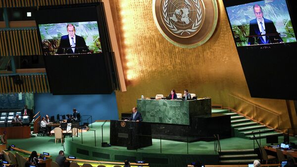 Выступление С. Лаврова на сессии Генассамблеи ООН - 俄羅斯衛星通訊社