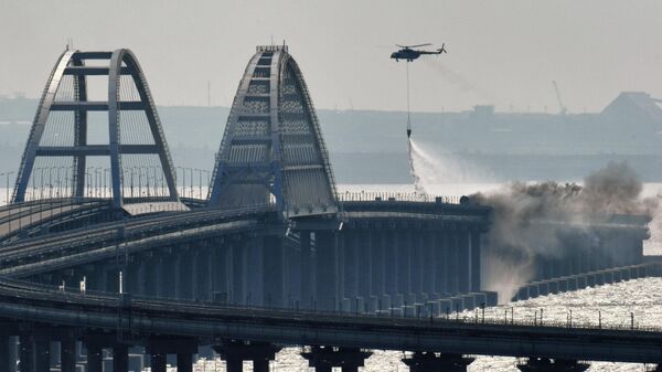 克里米亞大橋被炸顯示出烏克蘭和美西方的雙重標準 - 俄羅斯衛星通訊社