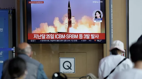 韩联社：朝鲜向日本海方向发射弹道导弹 - 俄罗斯卫星通讯社