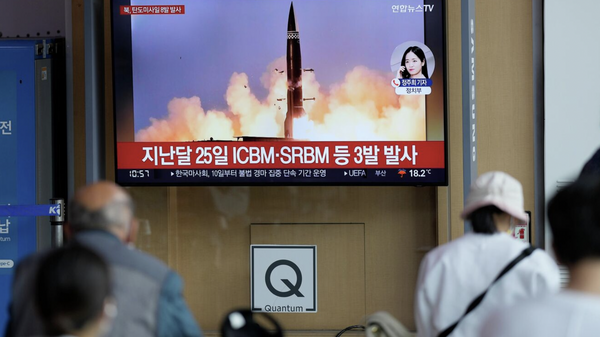 韓聯社：朝鮮向日本海方向發射一枚彈道導彈 - 俄羅斯衛星通訊社
