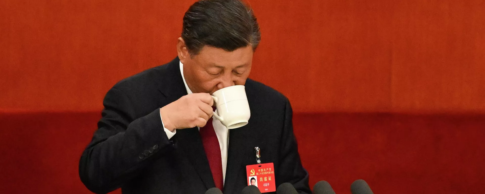 中國共產黨第二十次全國代表大會上的中國國家主席習近平 - 俄羅斯衛星通訊社, 1920, 16.10.2022