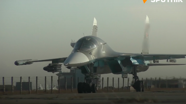 空中惩罚：俄罗斯空天军苏-34起飞作战 - 俄罗斯卫星通讯社