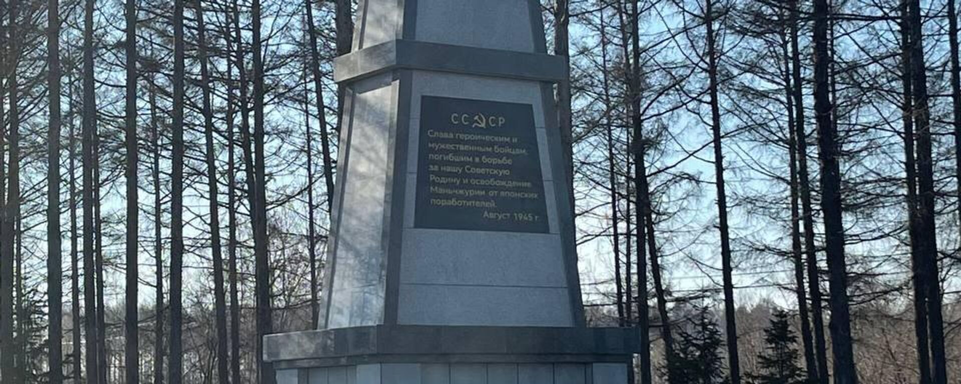 俄驻哈尔滨总领事馆：中国东北的苏军烈士纪念碑已修缮完毕 - 俄罗斯卫星通讯社, 1920, 08.11.2022