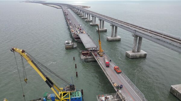 克里米亚大桥因维修工作将于1月10日暂停车辆运行