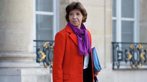 法國外交部長凱瑟琳·科隆納 - 俄羅斯衛星通訊社