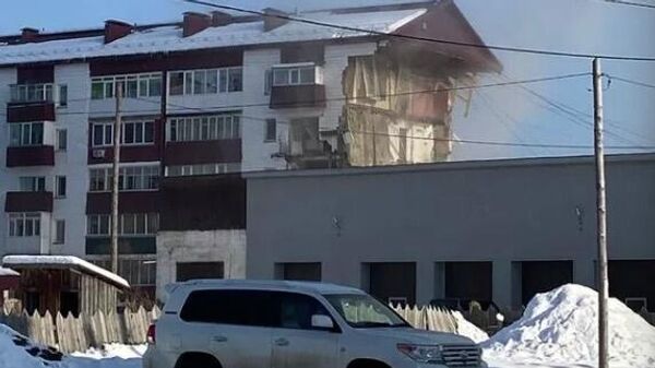 薩哈林州一居民樓發生燃氣爆炸 - 俄羅斯衛星通訊社
