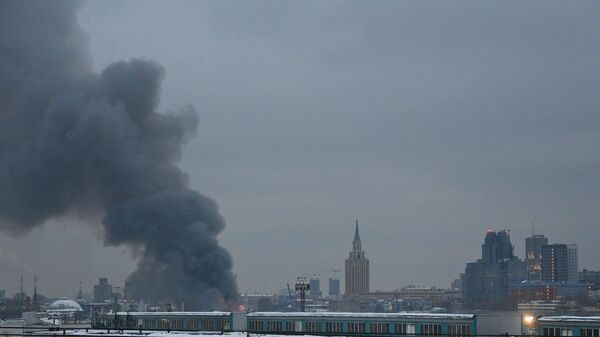 俄緊急情況部：莫斯科共青團廣場大火已被撲滅 - 俄羅斯衛星通訊社