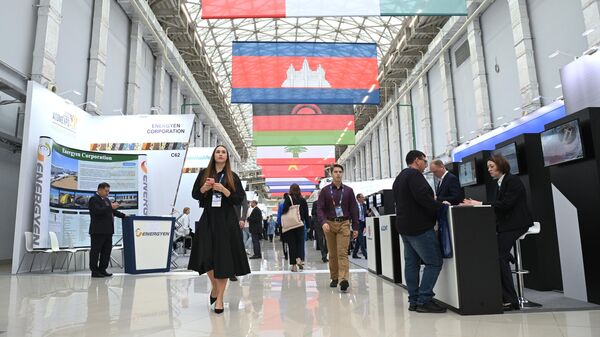 Участники XII Международного форума Атомэкспо-2022 в Сочи - 俄羅斯衛星通訊社