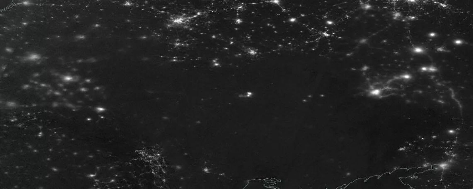 NASA展示烏克蘭陷入黑暗的太空照片 - 俄羅斯衛星通訊社, 1920, 26.11.2022