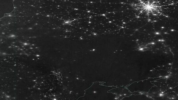NASA展示烏克蘭陷入黑暗的太空照片 - 俄羅斯衛星通訊社