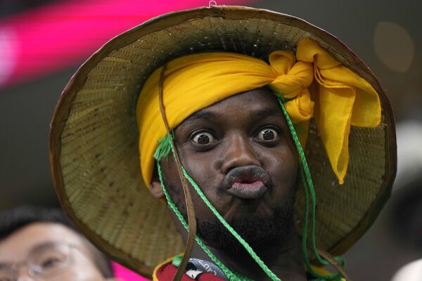 塞內加爾球迷在海灣球場為本隊助威。 - 俄羅斯衛星通訊社