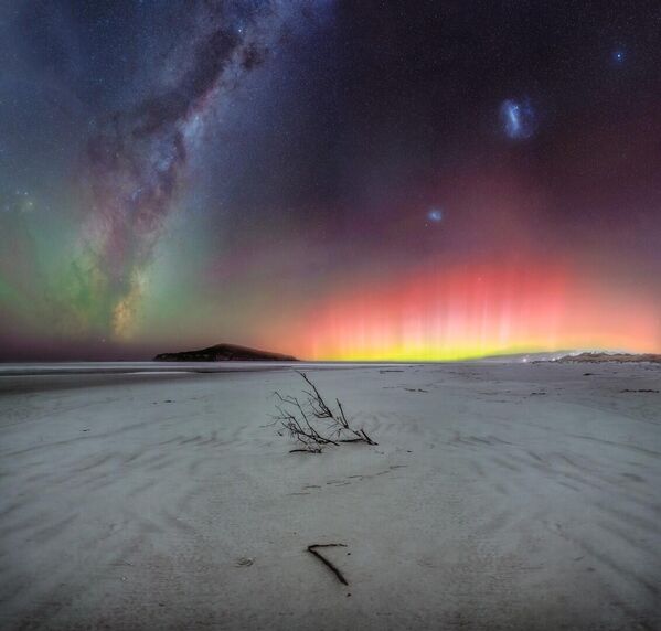 卡旺·昌拍攝的極光作品《天空上的爆炸》 - 俄羅斯衛星通訊社