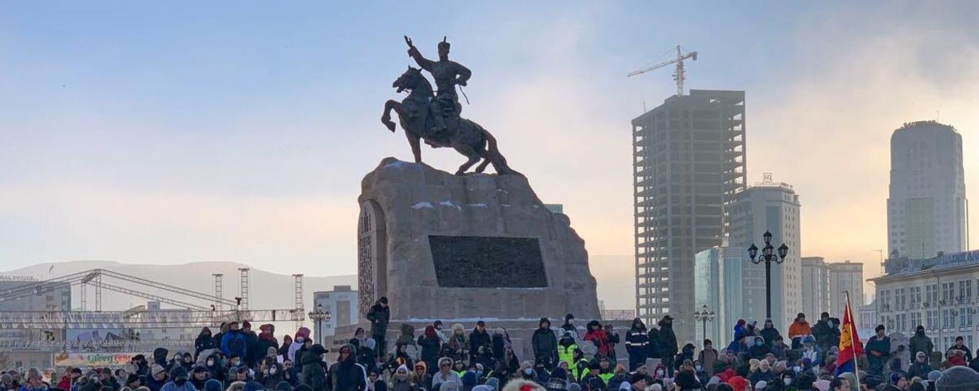 蒙古总理向“赞同公正”的示威参与者表示感谢 - 俄罗斯卫星通讯社, 1920, 15.12.2022