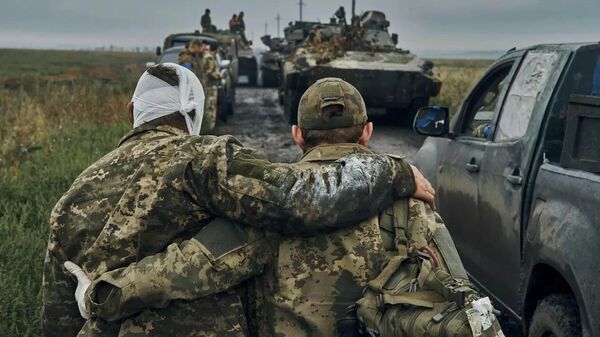 受伤的乌克兰军人 - 俄罗斯卫星通讯社