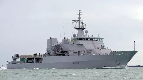 新西蘭的“威靈頓”號近海巡邏艦 - 俄羅斯衛星通訊社